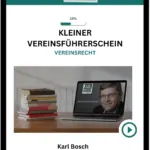 Der kleine Vereinsführerschein "Vereinsrecht" [Digital]